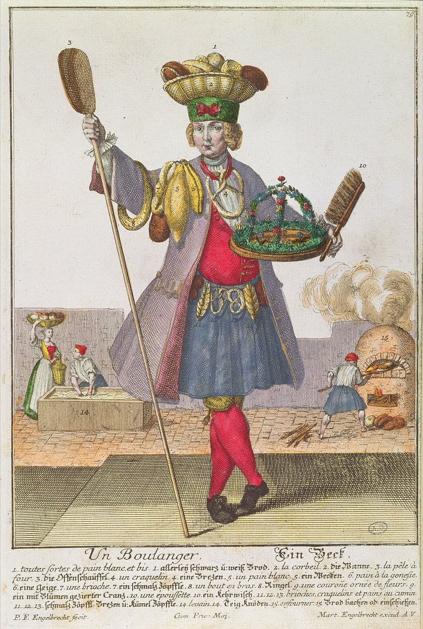 Baker，c.1735 作者 马丁·恩格布雷希特
