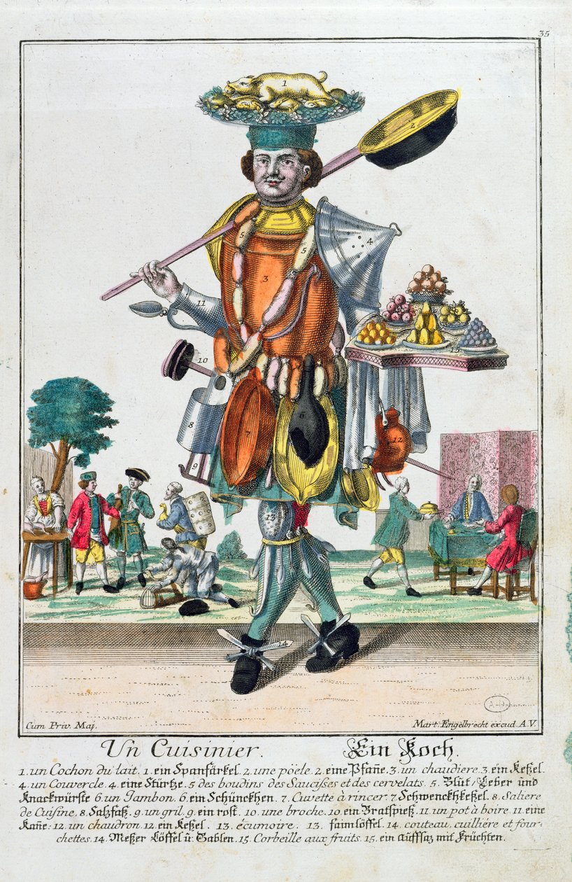库克，1735年 作者 马丁·恩格布雷希特
