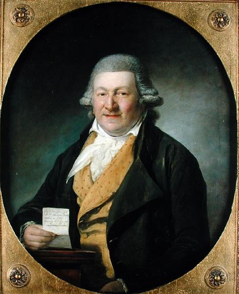 Lehman Ruben先生的肖像，1796年 作者 马丁·费迪南德·夸塔尔