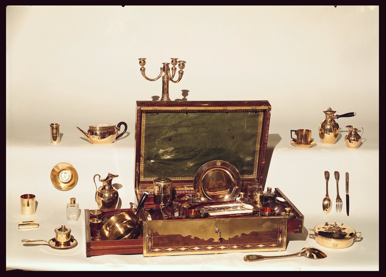 属于拿破仑一世的必要品（1769-1821）（带金镶嵌的木头） 作者 马丁·纪尧姆·比纳尼斯