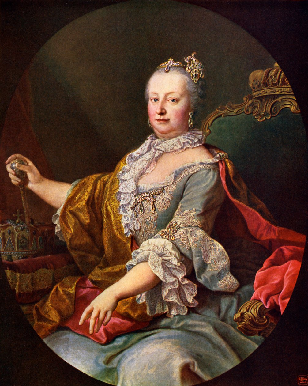 Maria Theresa（或Theresia） - 作者 马丁二世Mytens或Meytens
