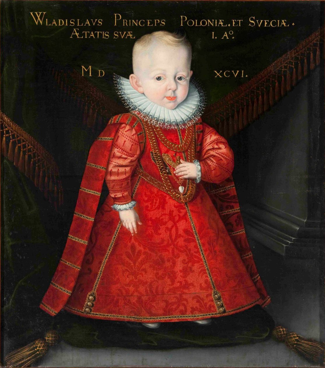 WładysławVasa（1595-1648）的肖像，波兰国王西吉斯蒙德三世的儿子 作者 马丁·科伯