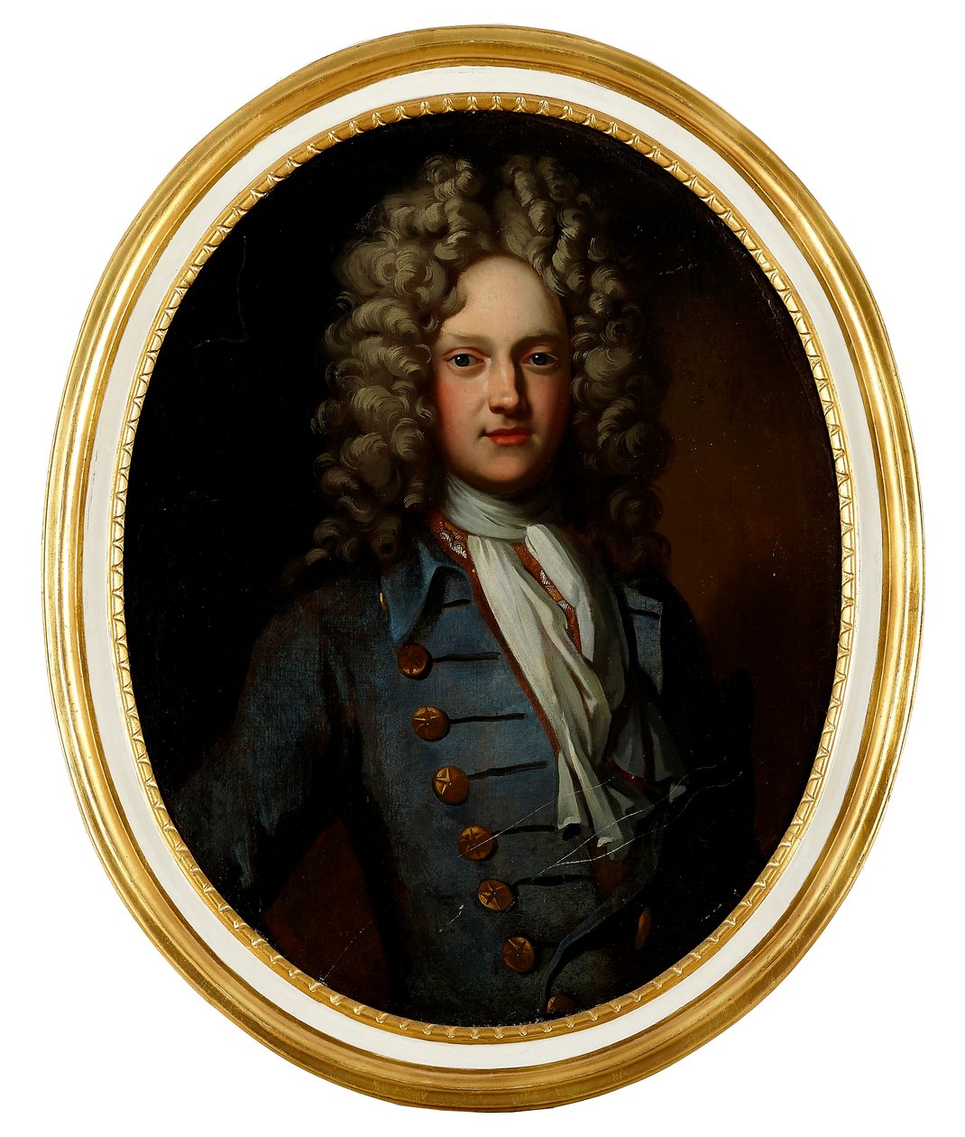 描绘Bernt Johan von Gertten的肖像 作者 马丁·米滕斯