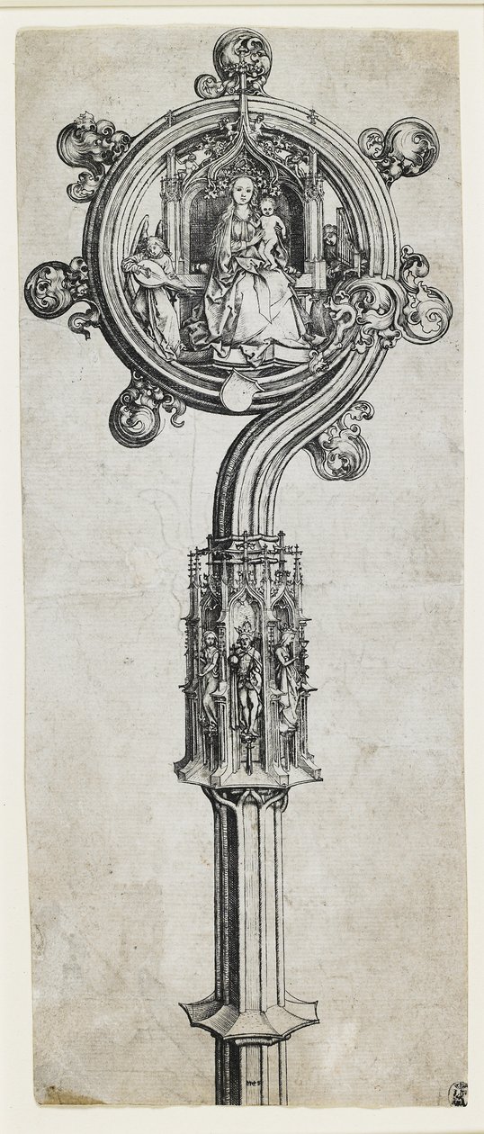 Bishop&39;s Crozier，c。 1475年至1480年 作者 马丁·尚高