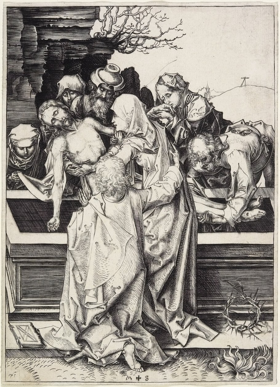 Entombment，c。 1480 作者 马丁·尚高
