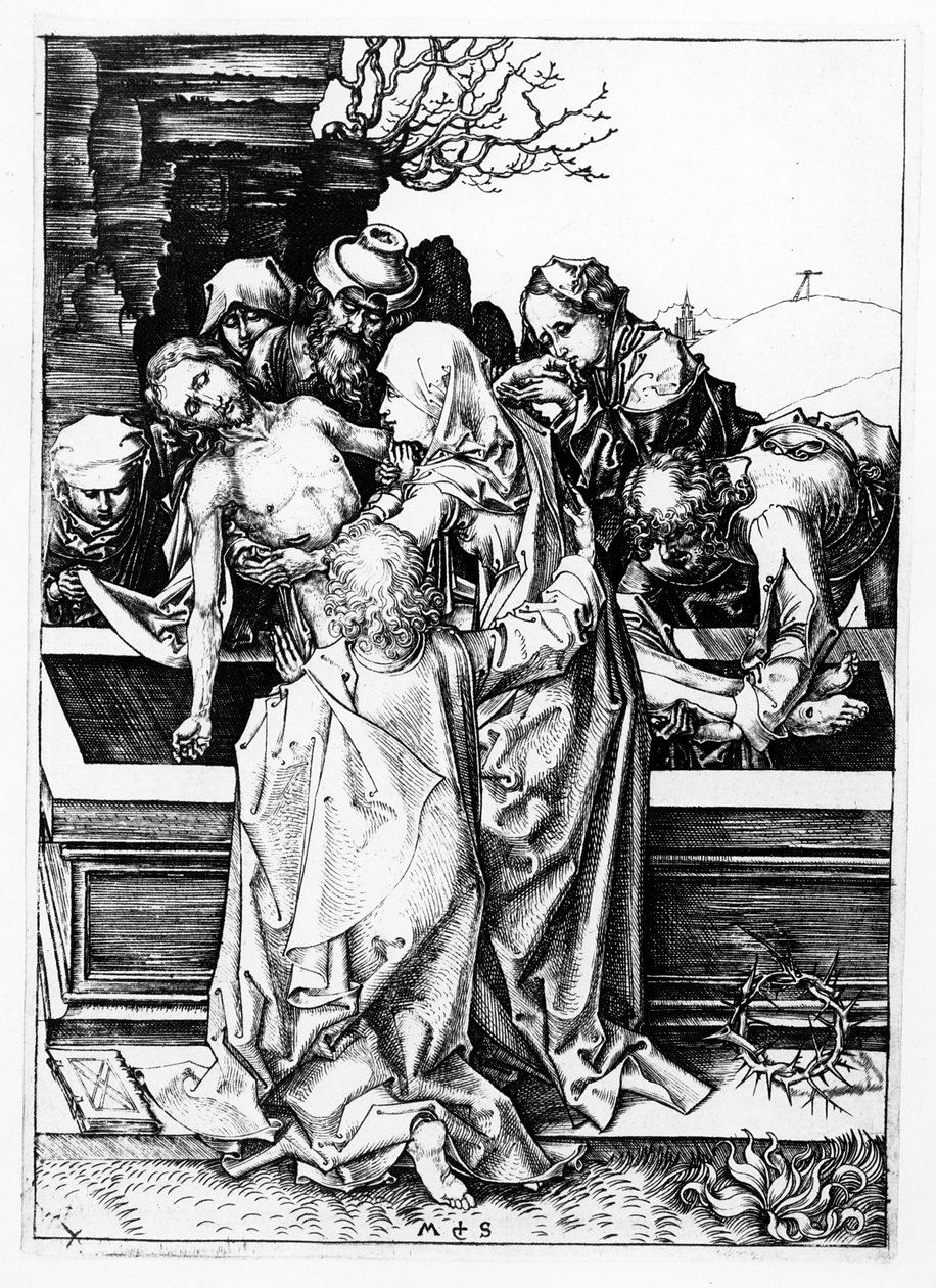 Entombment，c.1475 作者 马丁·尚高