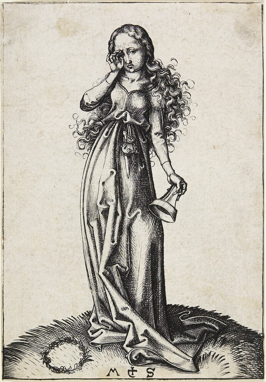 第三个愚蠢的处女，c。 1480年至1488年 作者 马丁·尚高
