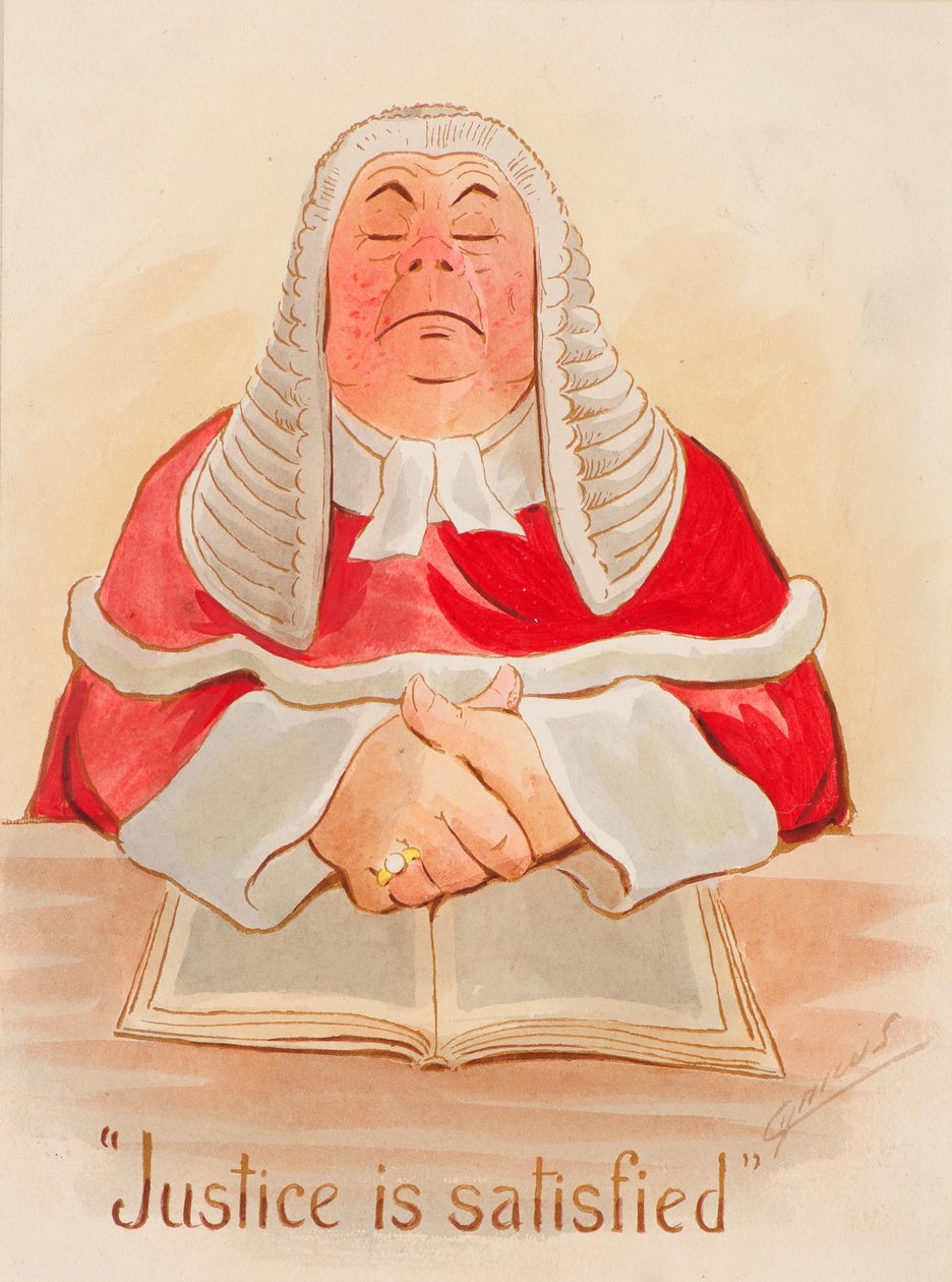 Justice is Satisfied (watercolor) 作者 马丁 