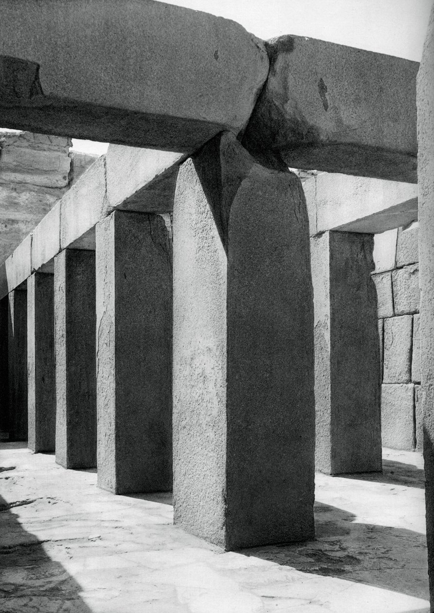 埃及吉萨花岗岩寺院，1937年 作者 马丁赫利曼