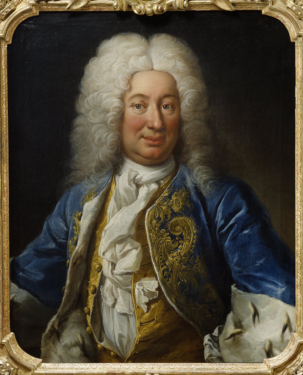 Le roi Frederic I de Suede - 瑞典国王腓特烈一世（1676-1751）的肖像，由Mijtens（Meytens），Martin van，the Younger（1695-1770）绘制。布面油画 作者 马丁二世Mytens或Meytens