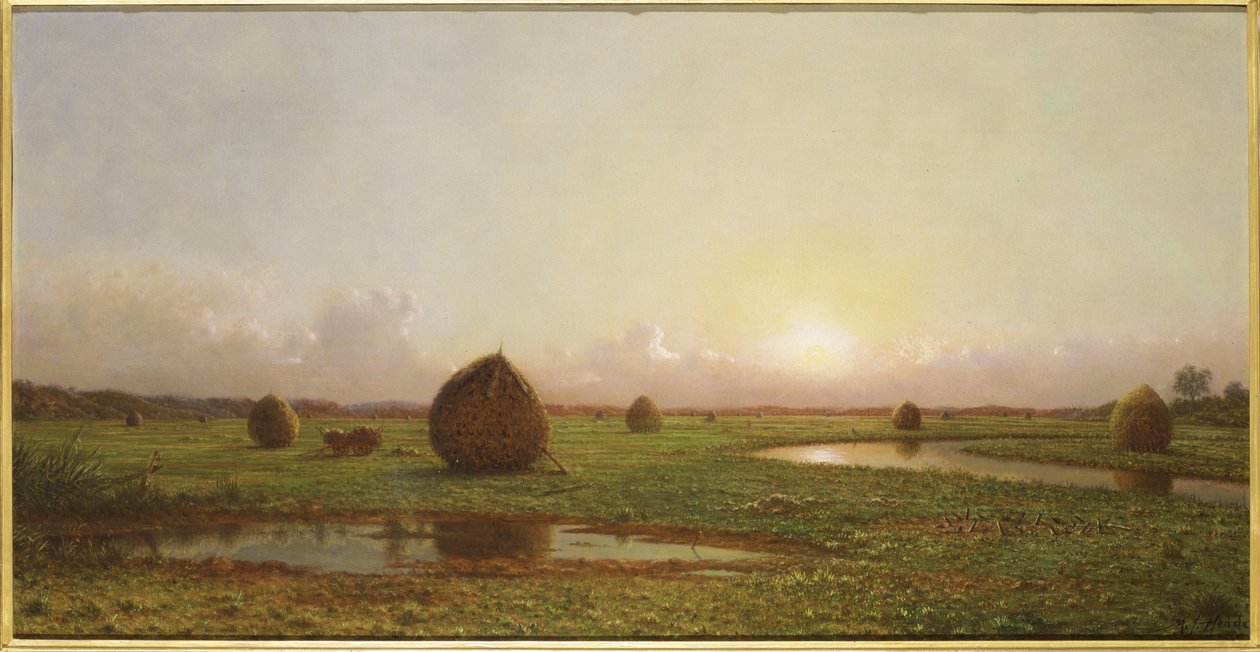 干草堆，c.1876-88 作者 马丁·约翰逊·海德