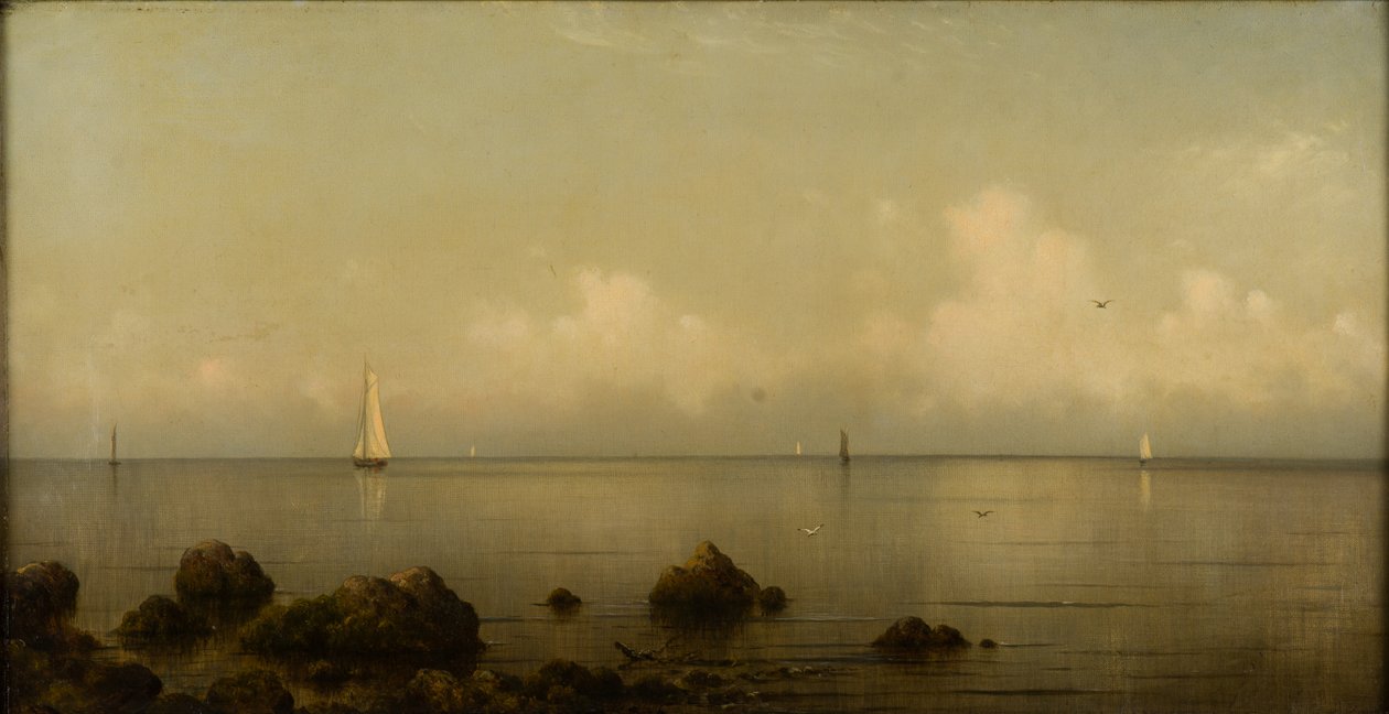 Thimble Island，CT，1875-1876 作者 马丁·约翰逊·海德