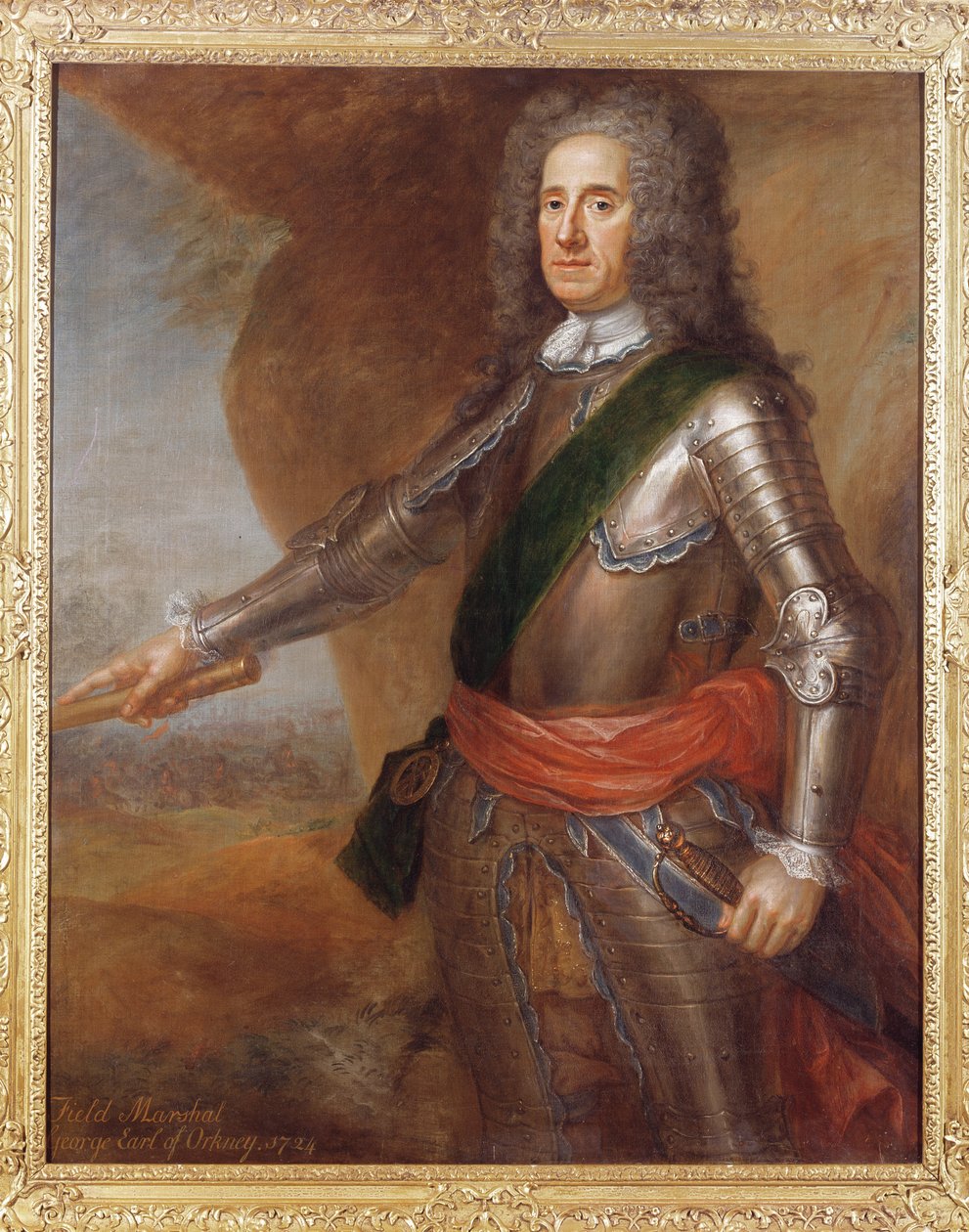 陆军元帅乔治汉密尔顿（1666-1737）奥克尼伯爵，1724年 作者 马丁·梅格（Martin Maingaud）