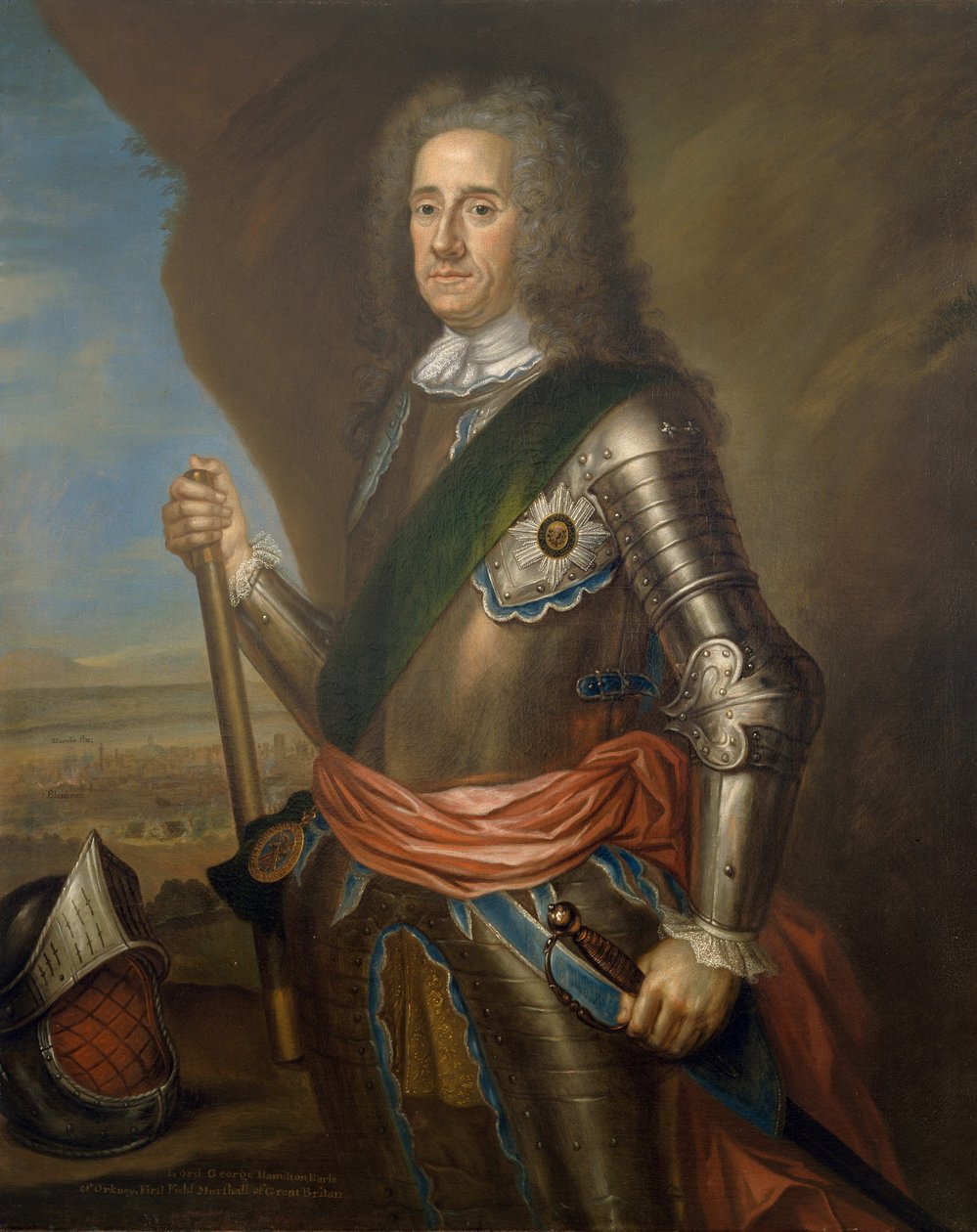 Lord George Hamilton（1666-1737）奥克尼伯爵，1736年（另见150350） 作者 马丁·梅格（Martin Maingaud）