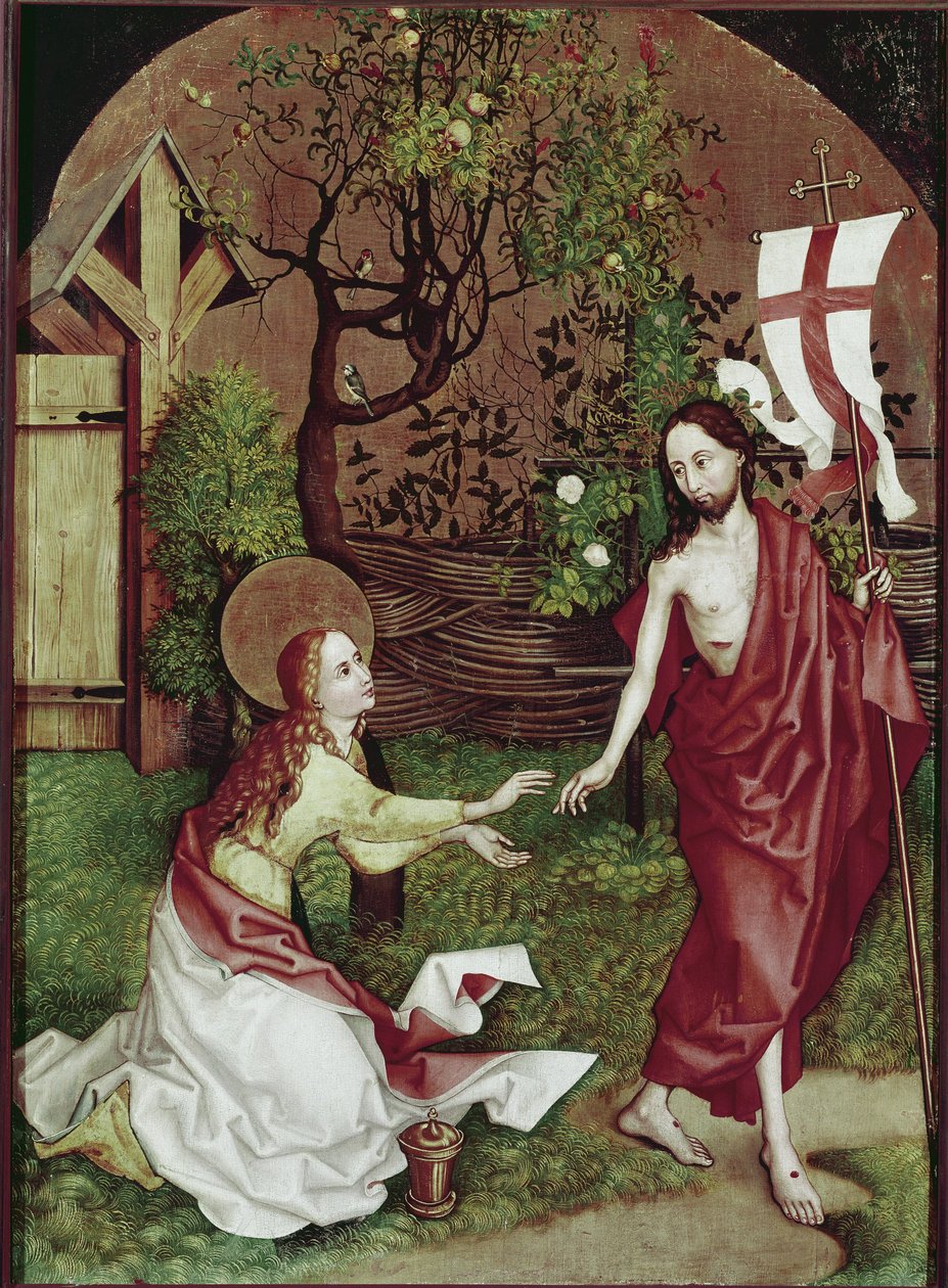 Noli me Tangere. Painting by Martin Schongauer (1453-1491), tempera on wood. Colmar, Unterlinden Museum 作者 马丁·尚高