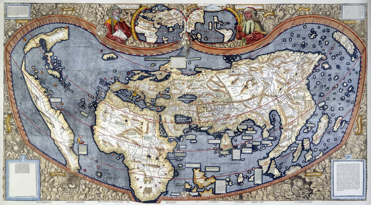 世界地图 作者 马丁·沃尔德西缪勒