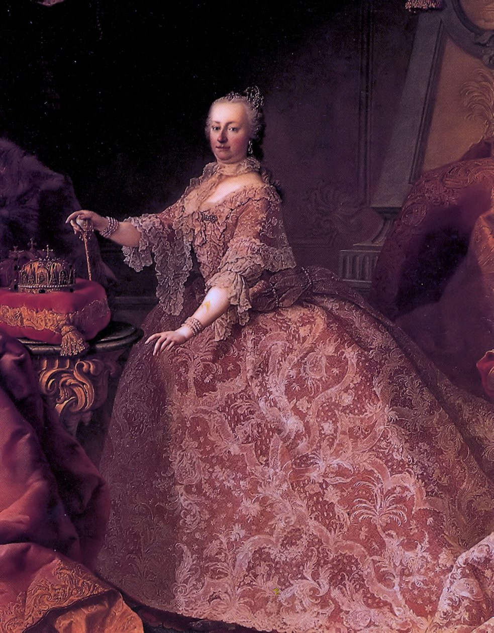德文：Kaiserin Maria Theresia 奥地利女皇玛丽亚-特蕾西娅（35 岁 作者 马丁·范·梅滕斯