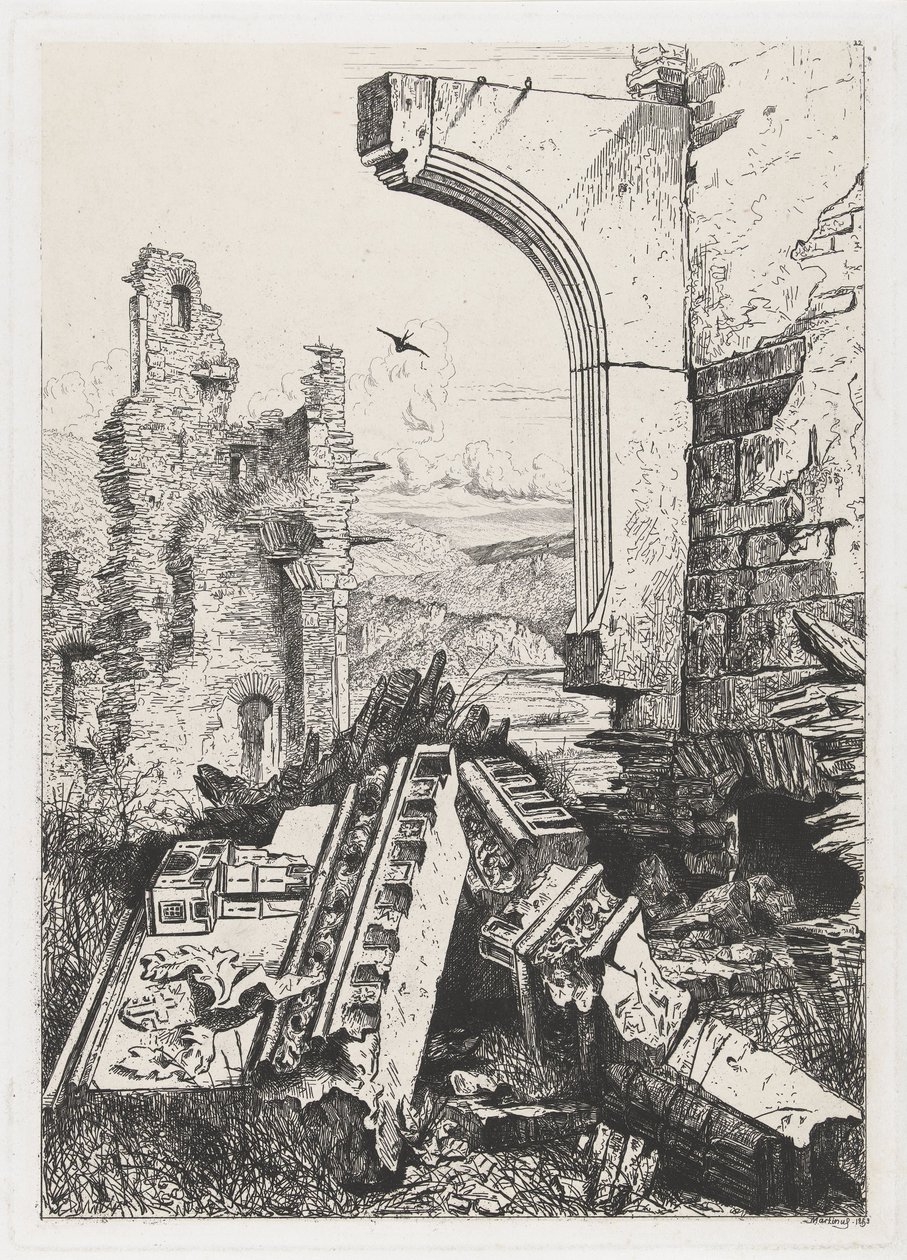 布尔谢德城堡遗址 作者 Martinus Antonius Kuytenbrouwer Jr.