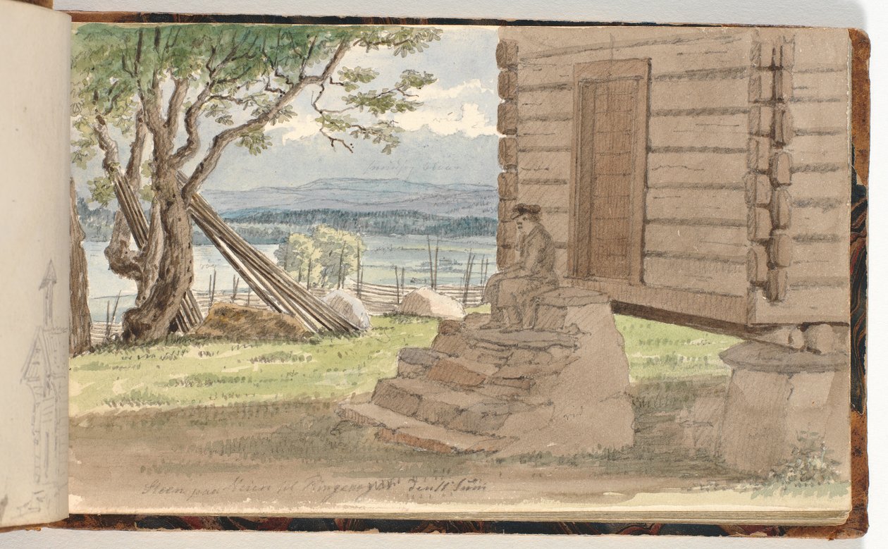 带避暑别墅的地块 作者 马蒂努斯·罗比（MartinusRørbye）