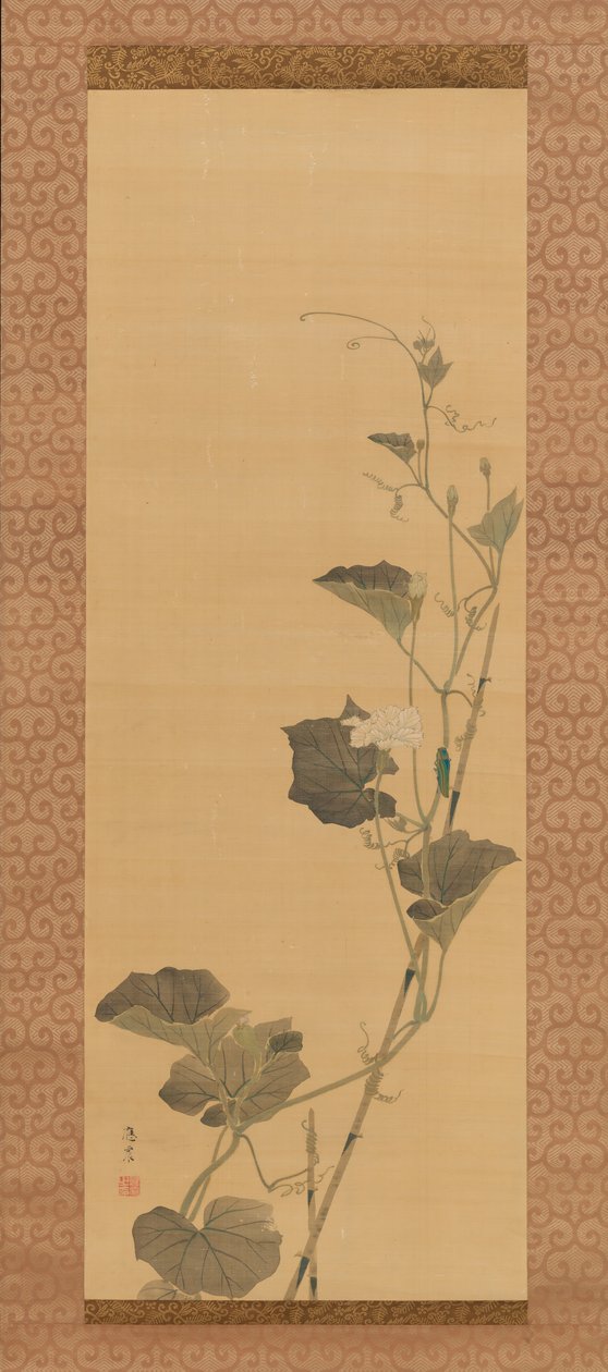 卡拉巴什花和甲虫，19世纪初。 作者 丸山大神