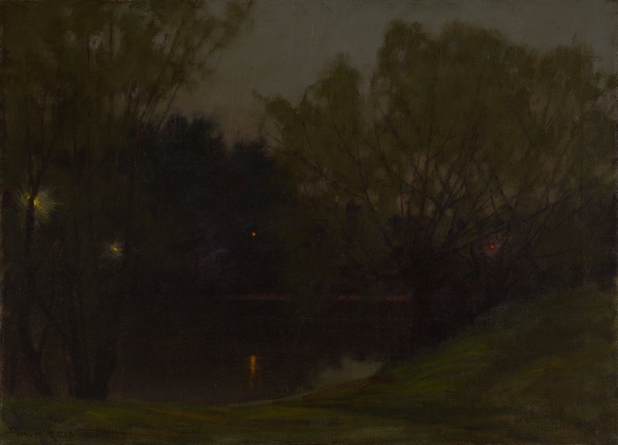 在暮光之城，Wychwood公园 作者 玛丽·海斯特·里德（Mary Hiester Reid）