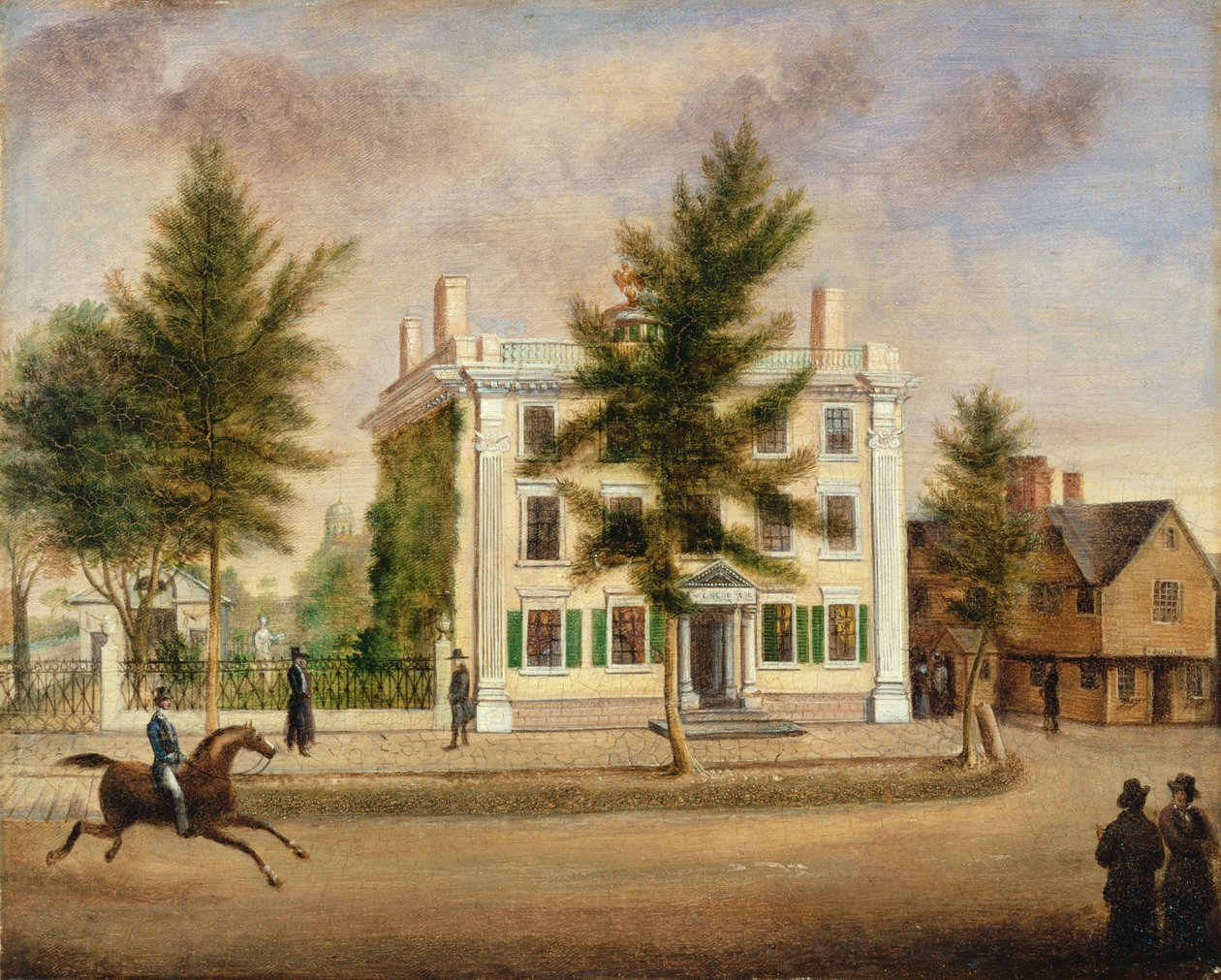 Pickman-Derby House，74 Washington Street，Salem，Massachusetts，c.1825 作者 玛丽·简·德比