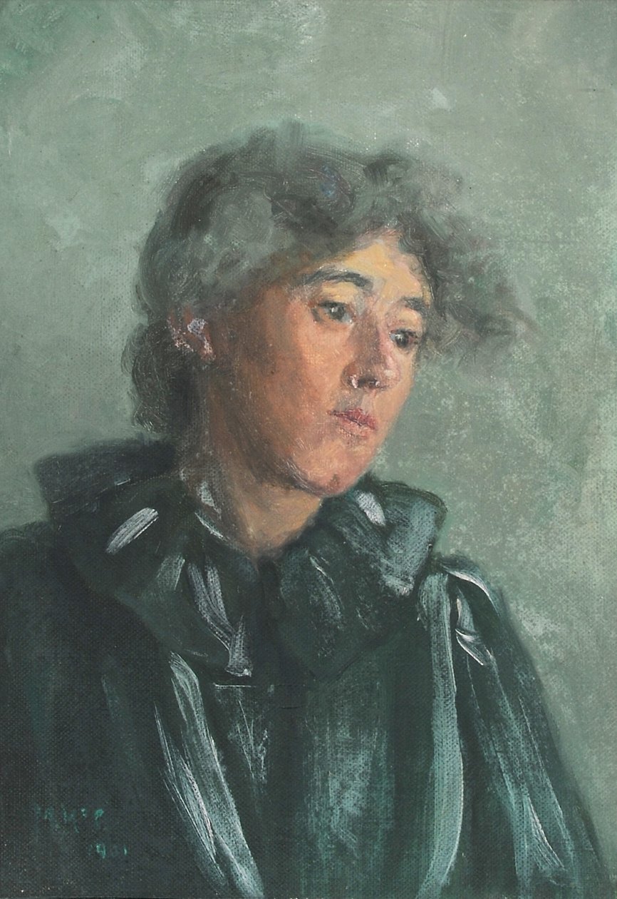 Emily Bottomley的肖像，1901年 作者 玛丽·麦克罗斯桑（Mary McCrossan）