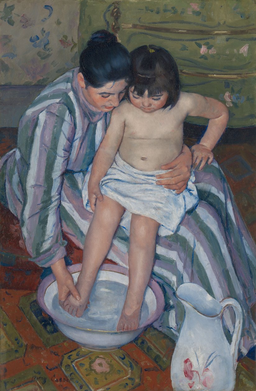 Childs Bath 作者 玛丽·卡萨特