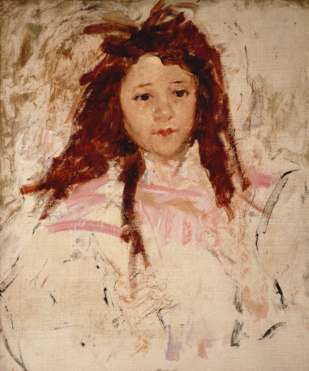 艾格尼丝，1910年 作者 玛丽·卡萨特