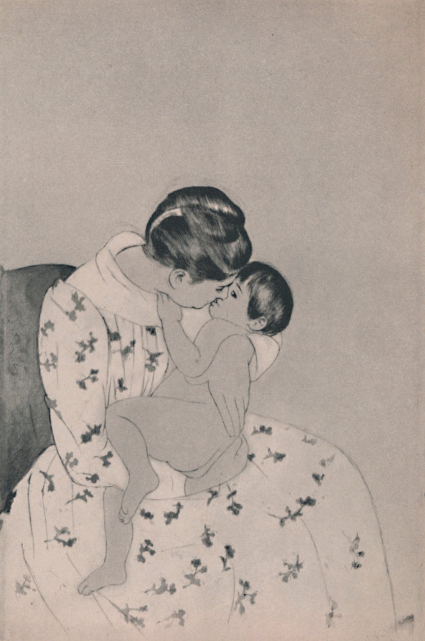 母亲和孩子，约1890年代，1946年 作者 玛丽·卡萨特