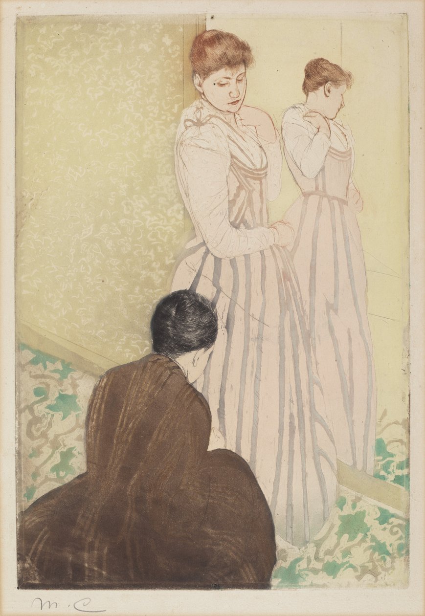 装修，1890-1891。 作者 玛丽·卡萨特