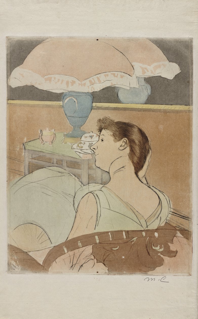 灯，1890-91 作者 玛丽·卡萨特