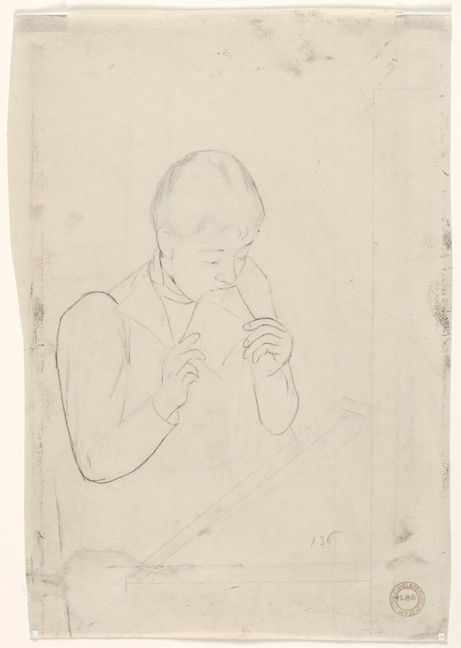 致（1890-1891年）的信。 作者 玛丽·卡萨特