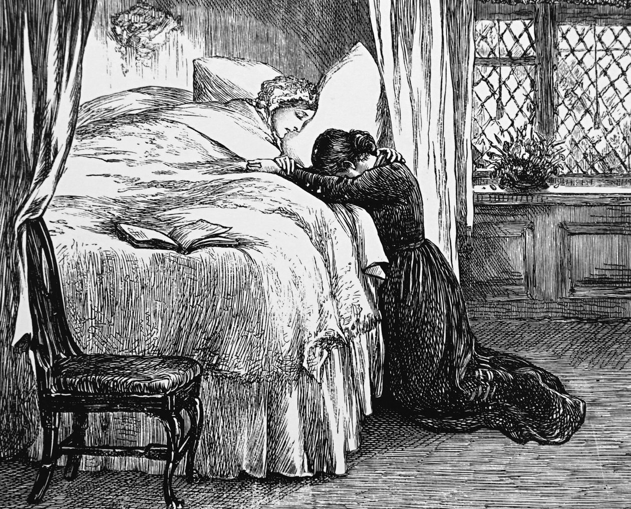 A daughter and ailing mother 作者 玛丽·艾伦·爱德华兹