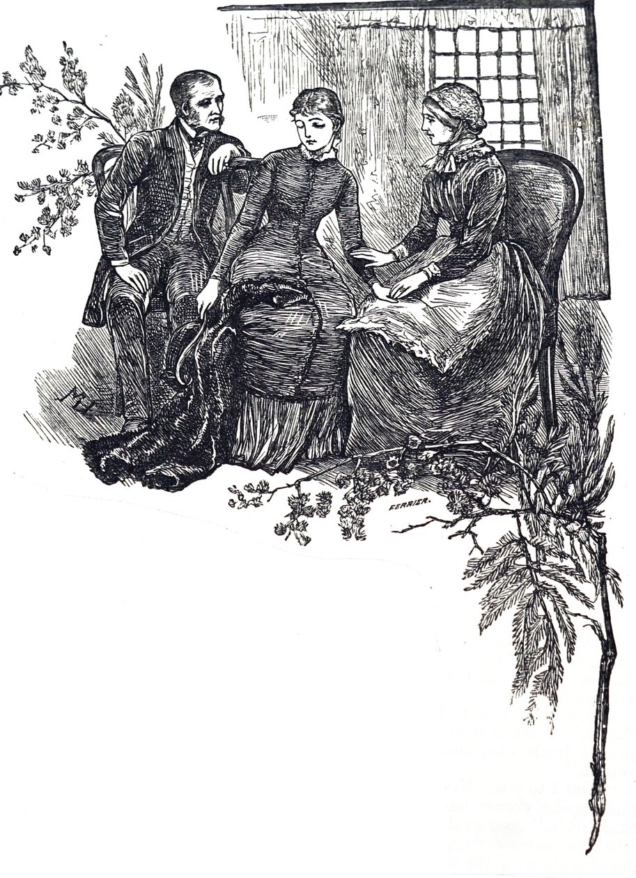 Parents with their blind daughter 作者 玛丽·艾伦·爱德华兹
