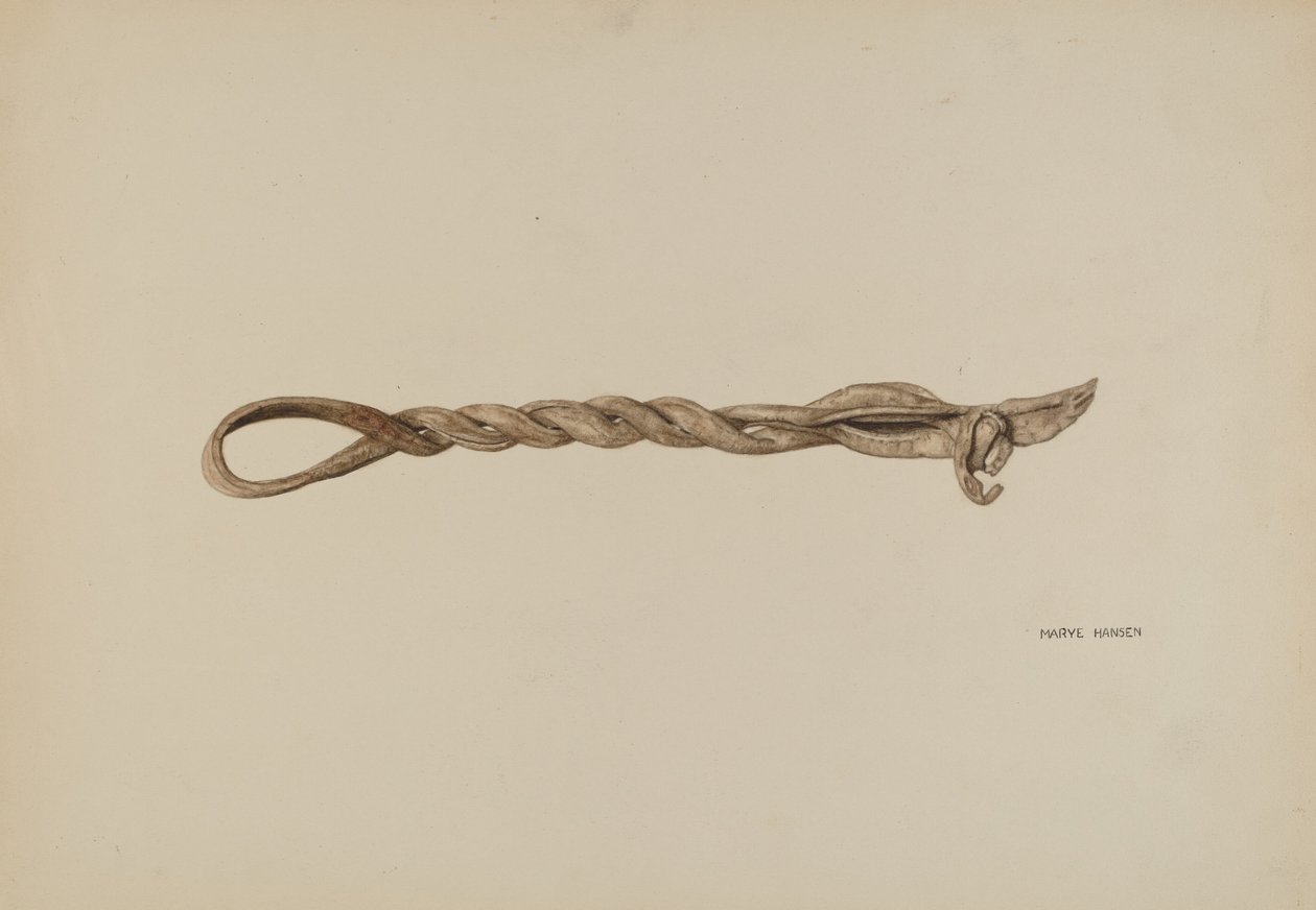 Horse Hobble, c. 1939. 作者 玛丽·汉森