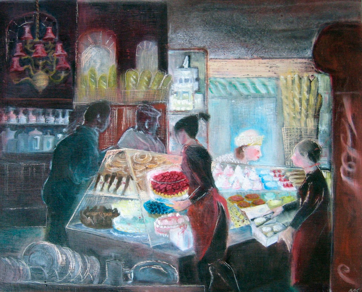 佩雄之家，皇后大道，2005 年（木板油画） 作者 玛丽·库珀