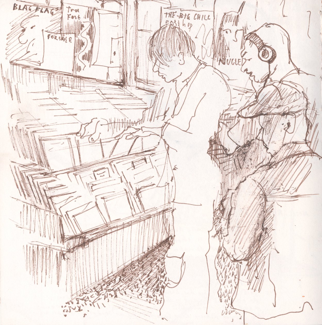 Rough Trade, 2006 (pen and ink) 作者 玛丽·库珀