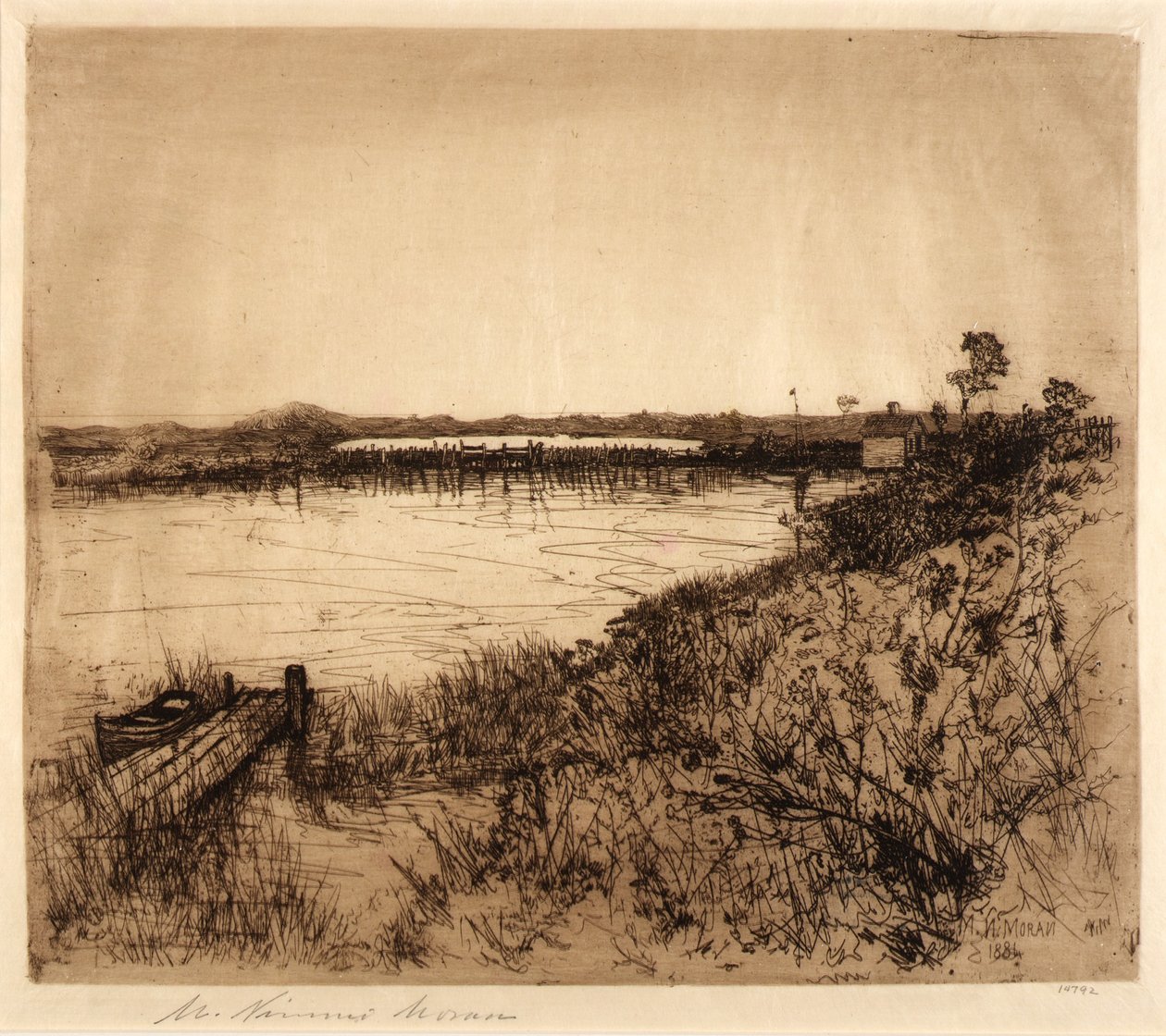 盐水池塘 作者 玛丽·尼莫·莫兰（Mary Nimmo Moran）