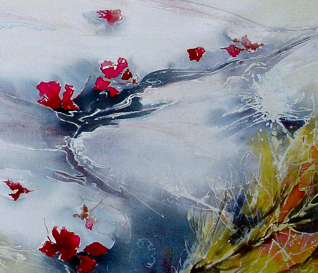 花瓣向下游漂浮 作者 玛丽·史密斯