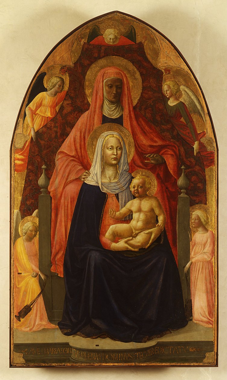 SantAnna Metterza 作者 马萨乔·马索利诺（Masaccio Masolino）
