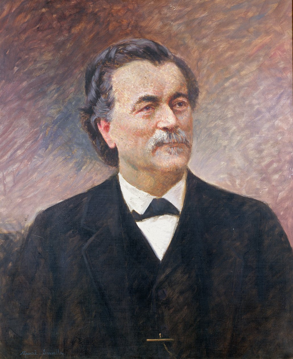 Paul Bert的肖像（1833-86） 作者 Mascre Souville