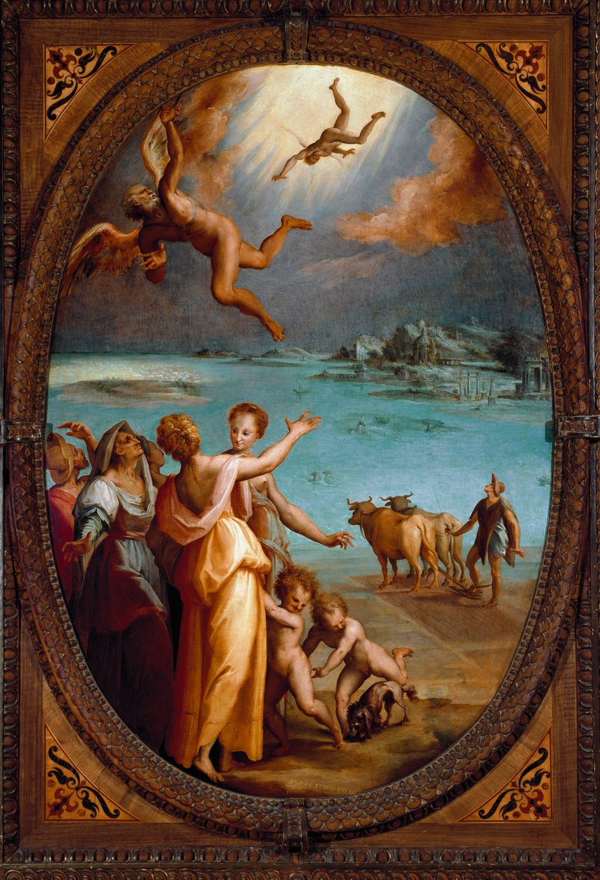 The Fall of Icarus (Painting 作者 马索·达·圣弗里亚诺