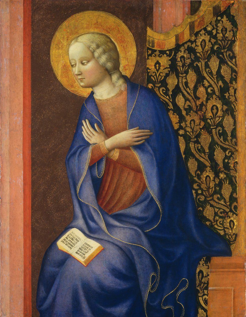 天使报喜的处女 作者 Tommaso Masolino da Panicale
