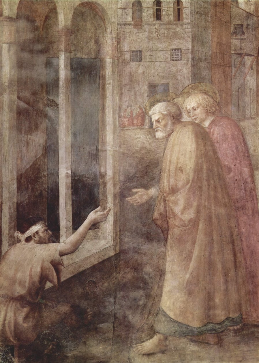 Brancacci教堂的壁画周期 作者 Tommaso Masolino da Panicale