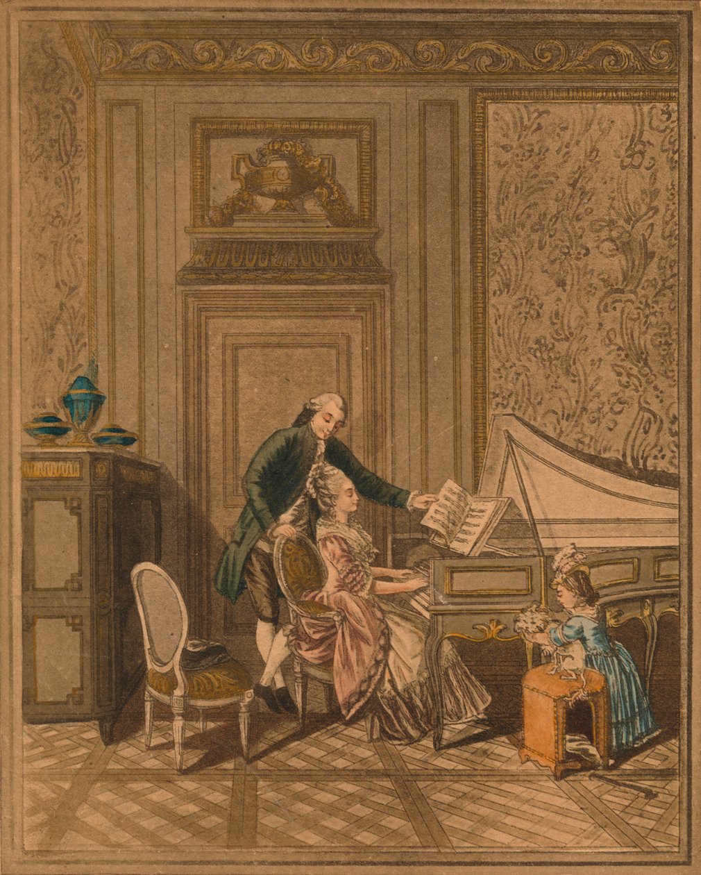 Lecon de Clavecin》。 作者 马萨德