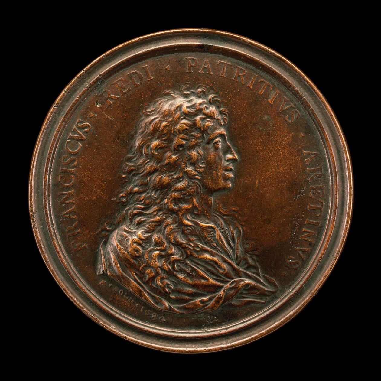 弗朗西斯科-雷迪，1626-1697，医生和科学家[正面]，1684。 作者 马西米利亚诺·索尔达尼