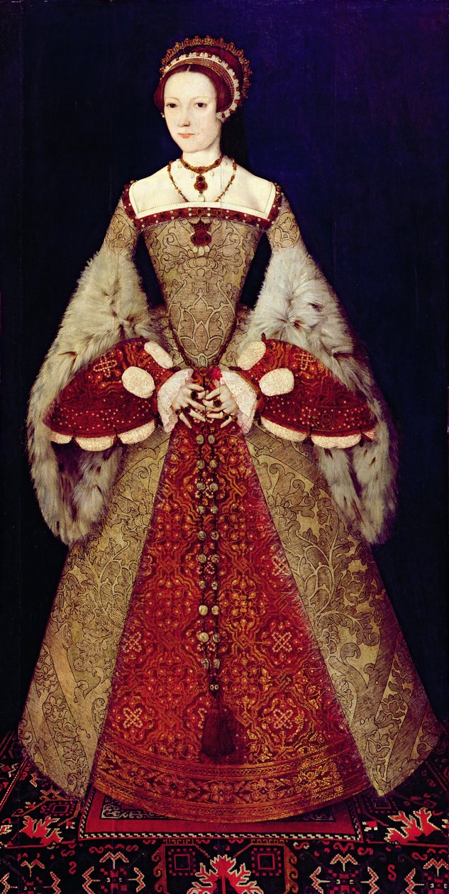 Catherine Parr的肖像，1545年 作者 约翰大师