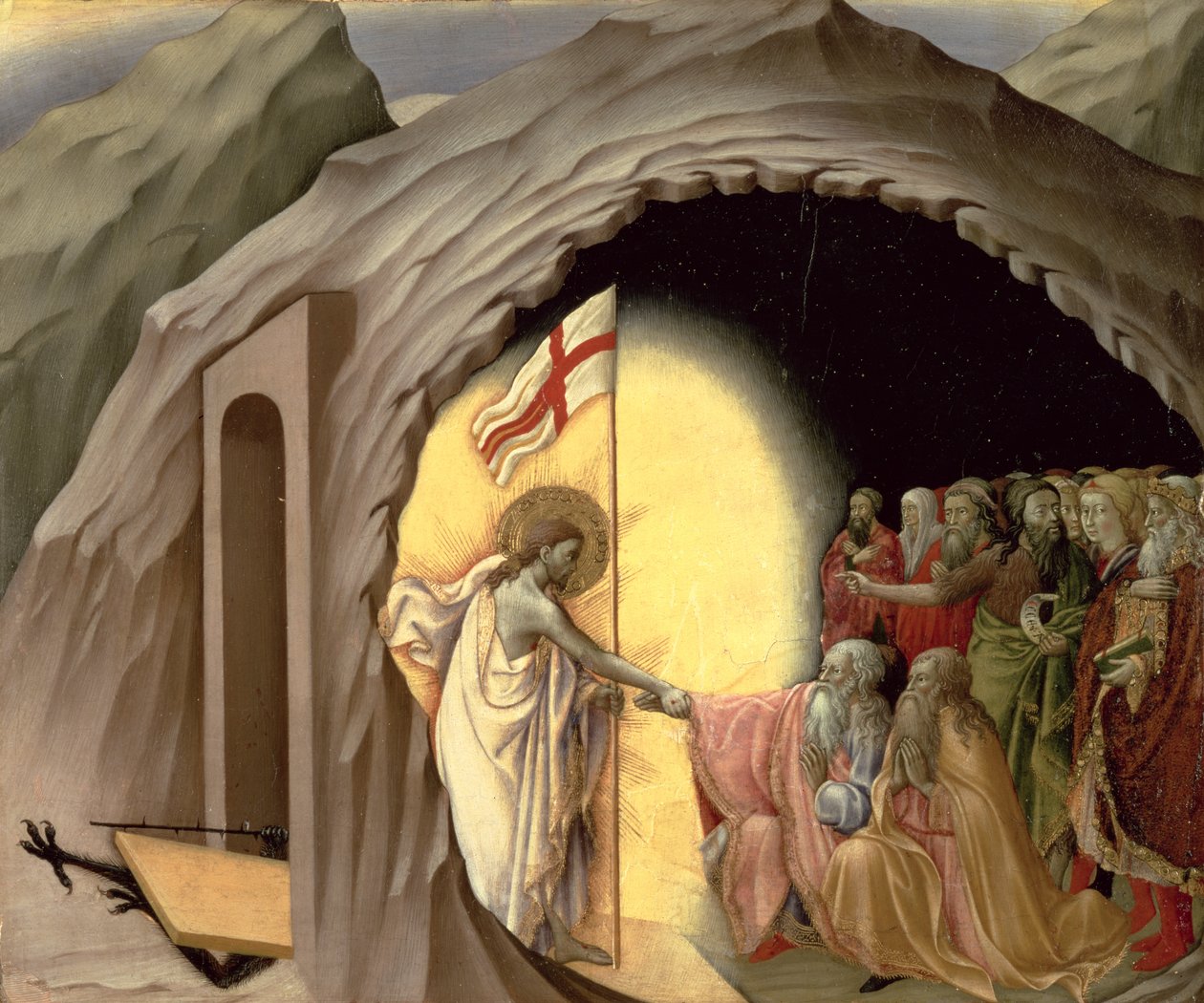 The Limcent into Limbo，c.1440-44（小组温度） 作者 Osservanza的主人
