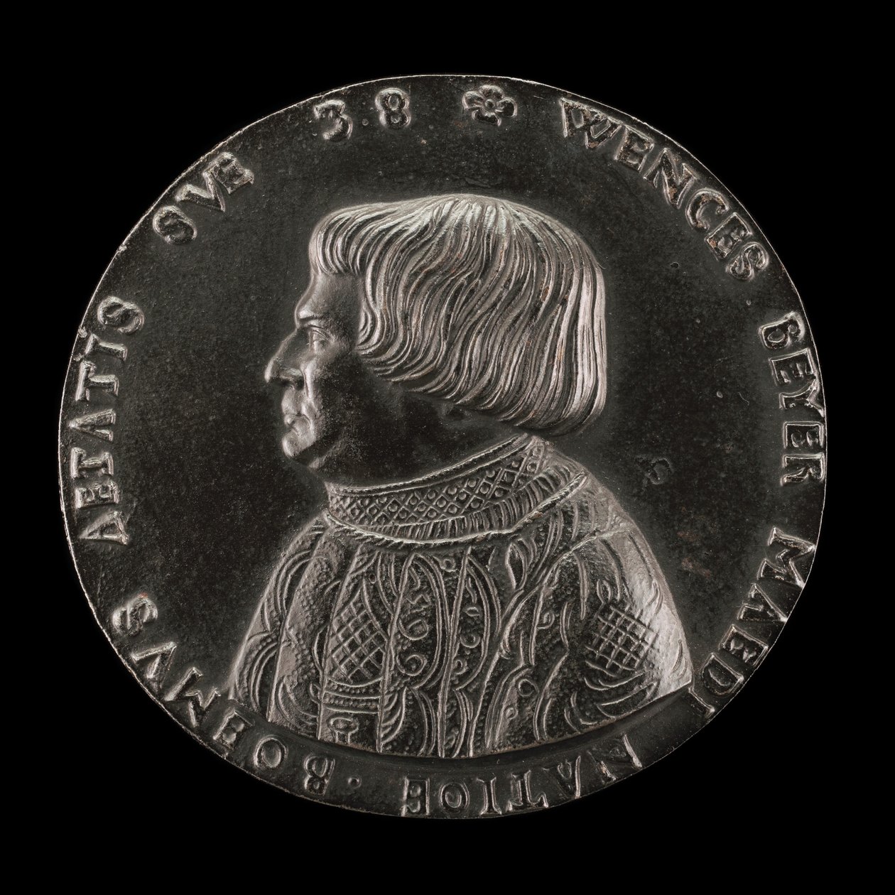 Václav Payer Wenceslaus Beyer，1488-1537，波西米亚的国家医生[正面]，1526。 作者 大师级议员